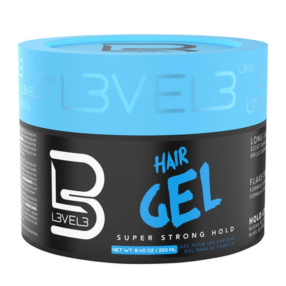 L3_-_Hair_Gel_-_Super_Strong_Hold_-_Flake_Free_-_Long_Lasting_Shine_-_For_Men_and_Women_-_Level_3_Gel_-_Add_Volume_and_Texture