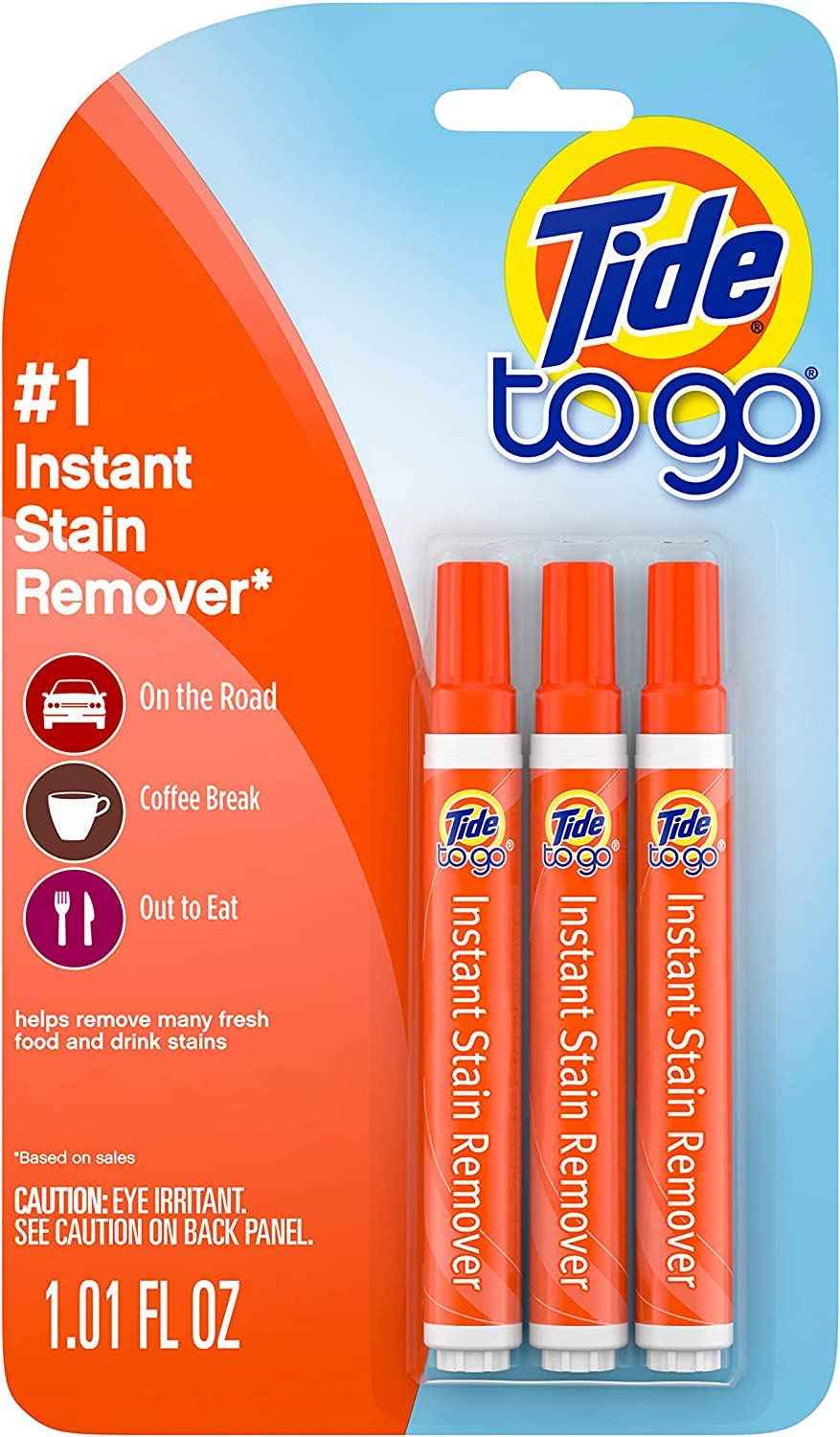 Tide Stain Remover for Clothes, Tide To Go Pen, Instant Stain & Spot Remover for Clothes, Travel & Pocket Size