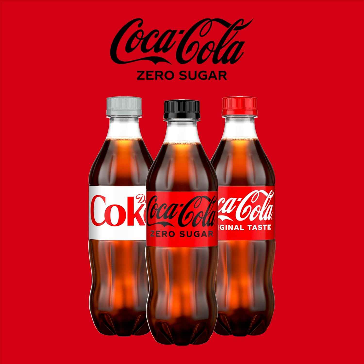 Coke Zero Sugar Diet Soda Soft Drink, 16.9 fl oz