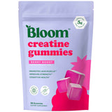 Bloom Creatine Monohydrate Gummies, 5g Per Serving, Sugar Free Creatine Gummy for Workout, Strength, Cognitive Health & Lean Muscle Support, Gluten Free & Non GMO, Berry Boost,