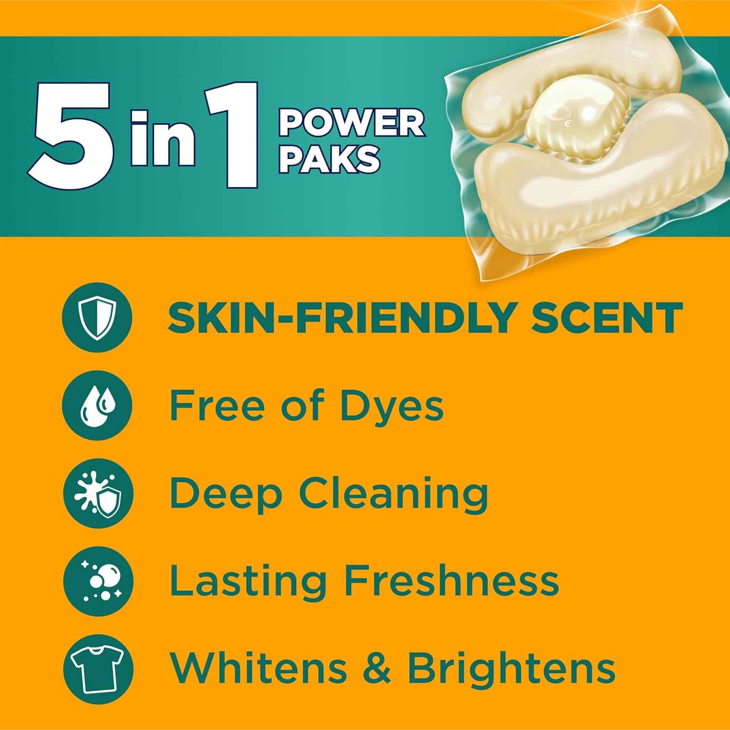Arm & Hammer Sensitive Fresh Scent 5-IN-1 Power Paks