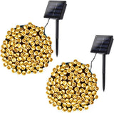 Joomer Solar Christmas Lights, 2 Pack Total LED 8 Modes Waterproof Solar String Lights Outdoor Auto ON/Off for Patio, Tree, Garden, Christmas Decorations