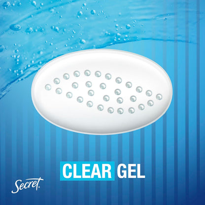 Secret_Outlast_Antiperspirant_Deodorant_for_Women,_72hr_Sweat_&_Odor_Protection,_PH_Balancing_Minerals,_Pro-Hyaluronic_Acid,_Clear_Gel,_Completely_Clean_Scent,_2.6_oz_(Pack_of_2)