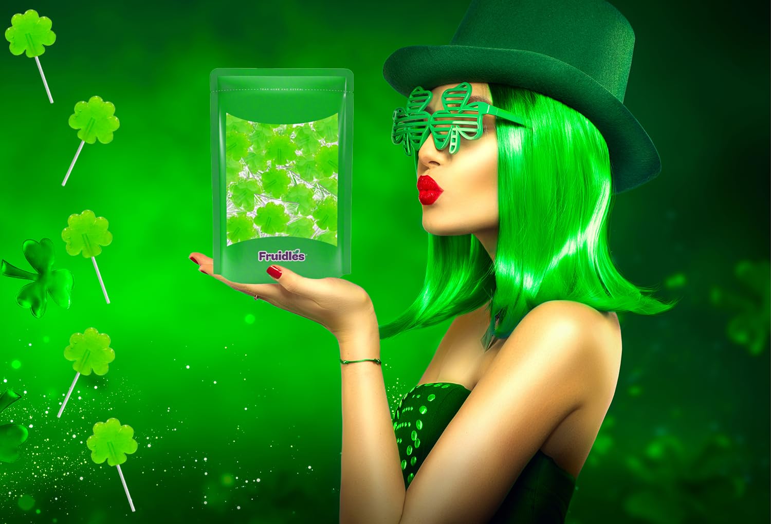 St._Patrick's_Day_25_Green_Shamrock_Lollipops,_Clover_Candy_Suckers,_Party_Favor,_Individually_Wrapped_(25-Pack)_Green_Apple_Flavor