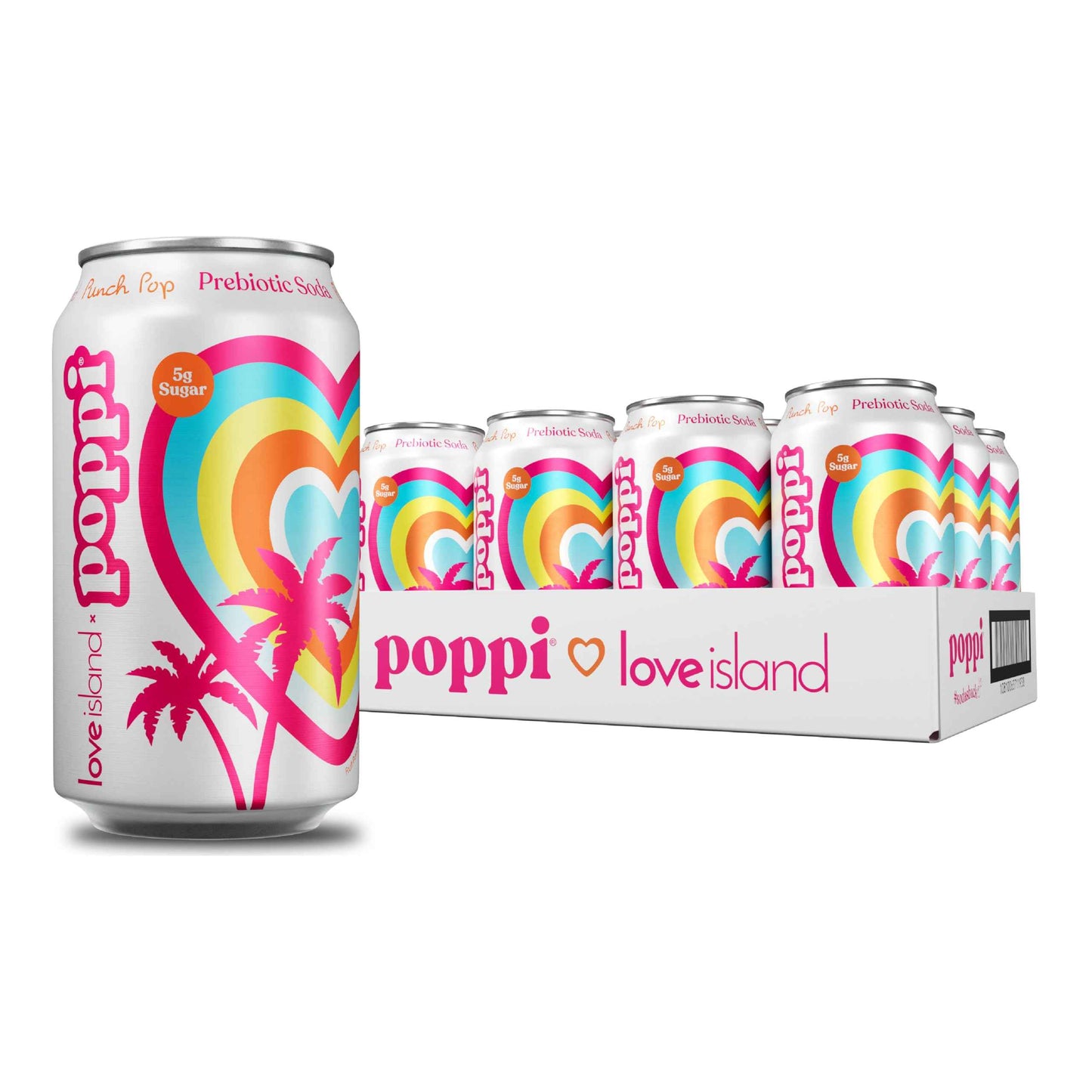 Poppi Sparkling Prebiotic Soda Beverage with Apple Cider Vinegar, Seltzer Water and Fruit Juice