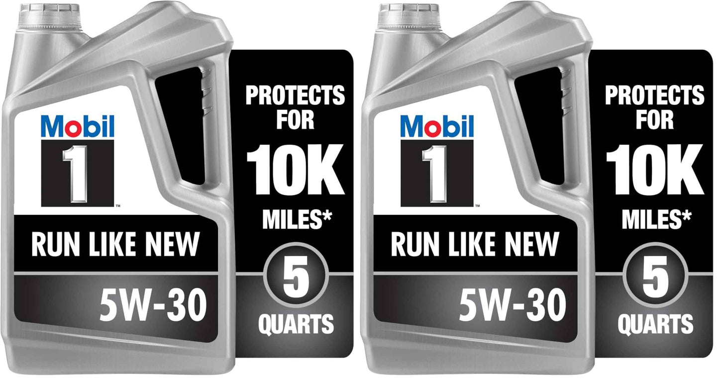 Mobil 1 Advanced Fuel Economy Full Synthetic Motor Oil 0W-20, 5 Quart
