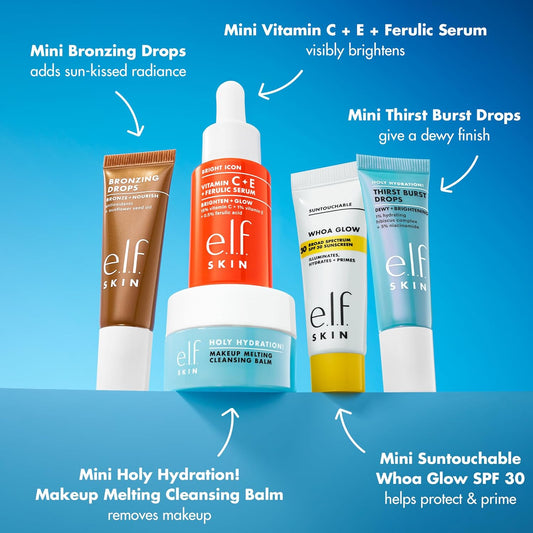e.l.f._SKIN_Best_&_Obsessed_Skincare_Kit,_Travel-Size_Makeup_Remover,_Sunscreen_&_Brightening_Serums_For_Glowy_Skin,_Vegan_&_Cruelty-Free