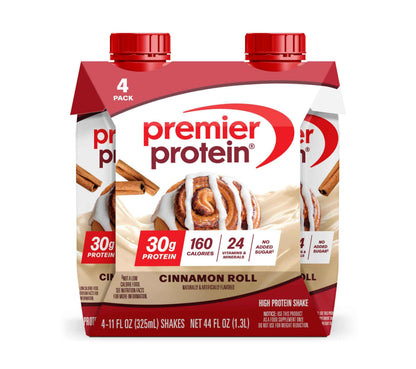 Premier Protein Shake, 30g Protein, No Added Sugar, 24 Vitamins & Minerals to Support Immune Health, Gluten-Free, 11 fl oz
