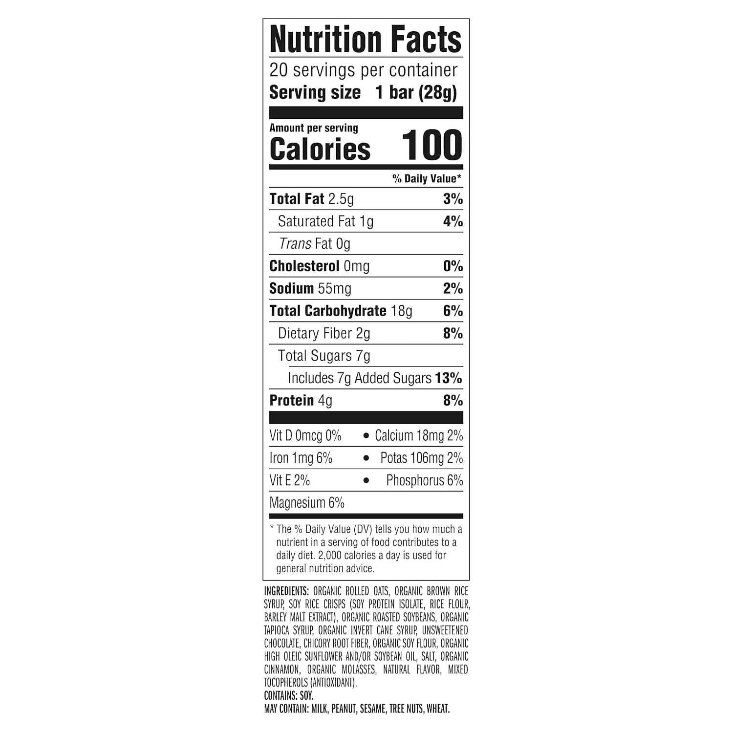 CLIF BAR Minis - Chocolate Chip - Made with Organic Oats - 4g Protein - Non-GMO - Plant Based - Snack-Size Energy Bars - 0.99 oz
