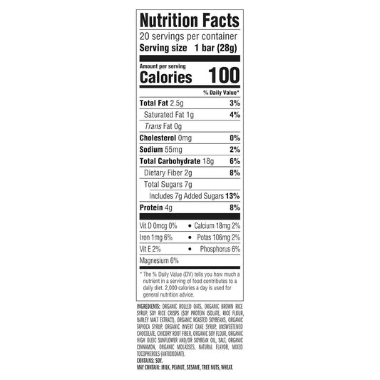 CLIF BAR Minis - Chocolate Chip - Made with Organic Oats - 4g Protein - Non-GMO - Plant Based - Snack-Size Energy Bars - 0.99 oz