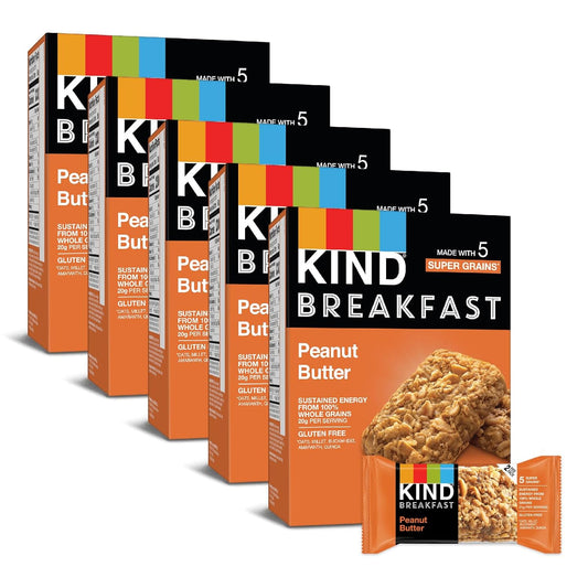 KIND_Breakfast_Bars,_Peanut_Butter,_Healthy_Snacks,_Gluten_Free,_100%_Whole_Grains,_5g_Protein,_30_Count