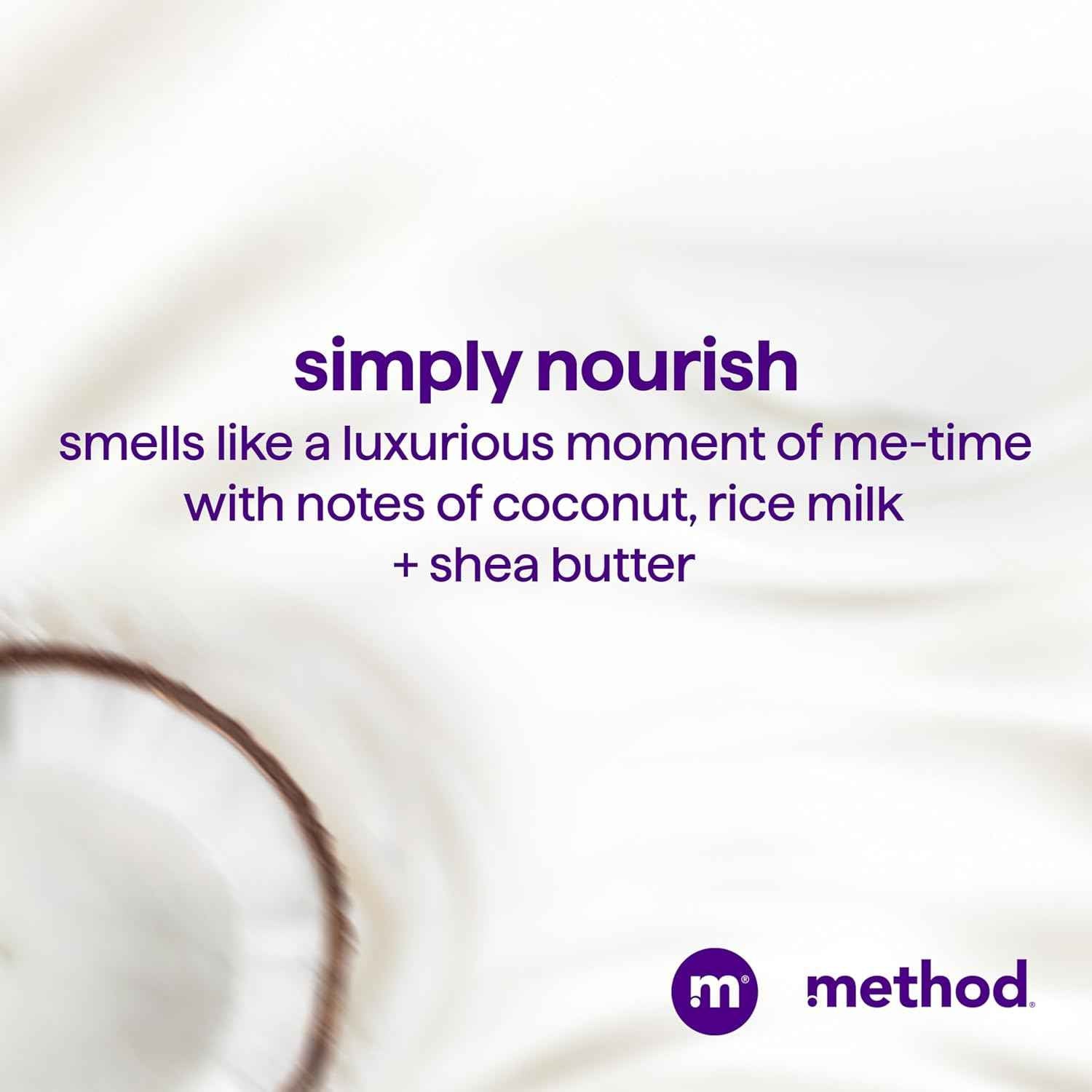 Method Moisturizing Conditioner, Simply Nourish - Revitalizes Dry Hair, Safe for Color-Treated Hair - Sulfate Free and Cruelty Free