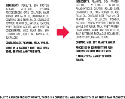 Atkins High Protein Bar, High Fiber Snack , 16g Protein, 1g Sugar, 4g Net Carb, Protein Snack