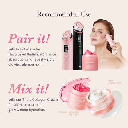 medicube - Niacinamide & Freeze-Dried Hydrolyzed - Boosts skin's barrier hydration and gives 24h Glow & Lifted Look - Korean skincare