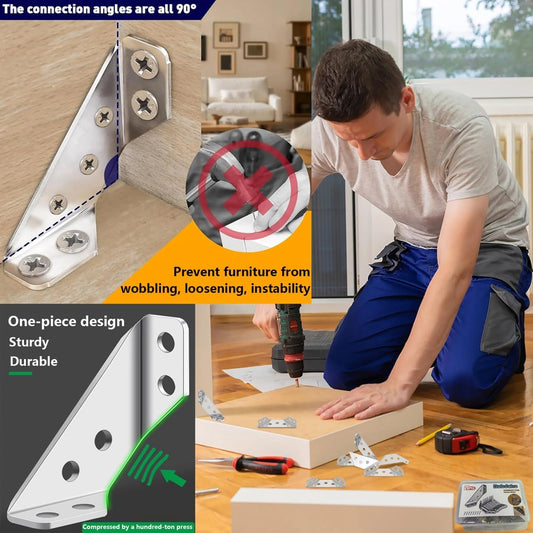 Furniture_Corner_Connector_-_20PCS_Universal_Stainless_Steel_L_Brackets_for_Wood,Hardware_Metal_Angle_Bracket_Corner_Braces,L_Bracket_for_Shelves,Table,Cabinet,Drawer,Corner_Brackets_for_Wood