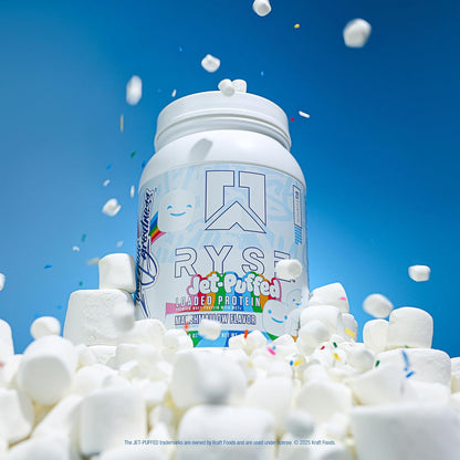 RYSE_Loaded_Protein_Powder_-_Jet-Puffed_Marshmallow_-_25g_Whey_Protein_Isolate_&_Concentrate_with_Prebiotic_Fiber_&_MCTs_-_Low_Carb,_Low_Sugar,_Digestive-Friendly_-_27_Servings_/_2_lb_Tub