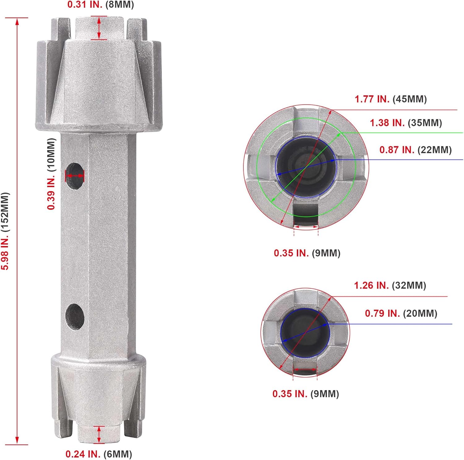 HAUTMEC_Tub_Drain_Remover_Wrench_Tool_Heavy_Duty_Aluminum_Shower_Bathtub_Drain_Removal_Tool_PL0030