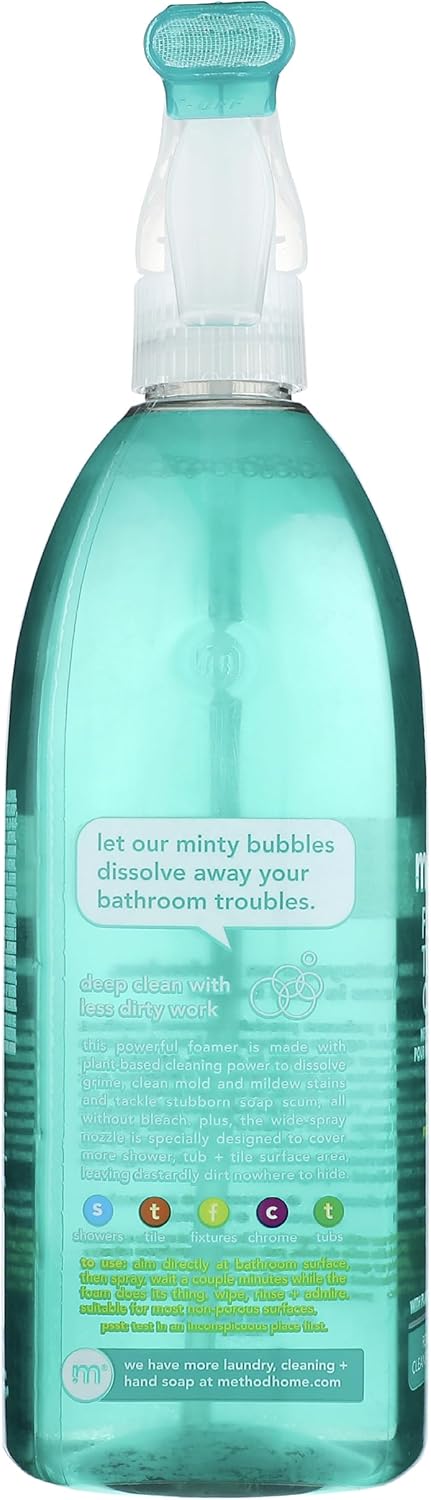 Method_Foaming_TUB+TILE_CLEANER,_Eucalyptus_Mint,_28_Ounce,_1_pack,_Packaging_May_Vary