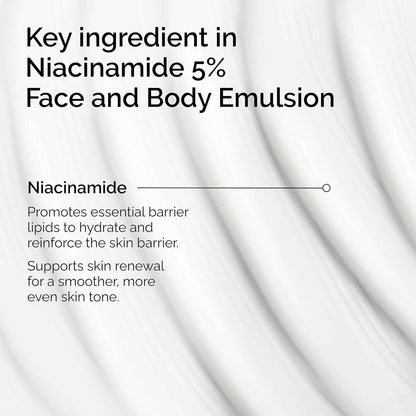 The Ordinary Niacinamide 5% Face and Body Emulsion, Dark Spot & Skin Tone Corrector, 3.4 Fl Oz