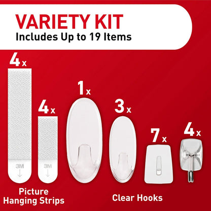 Command_Clear_Variety_Pack,_Including_8_Pairs_of_Picture_Hangers,_4_Clear_Wire_Hooks_and_11_Wall_Hooks_for_Hanging_Christmas_Decorations,_Damage-Free_Hanging_Up_to_19_Items