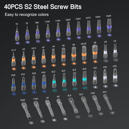 42_in_1_Magnetic_Screwdriver_Set,_DIY_Ratchet_Screwdriver_Set,_Multi_Bit_Magnetic_Drive_Set_with_Detachable_Ratchet_Handle,_Portable_Compact_Repair_Tool_Kit_for_Furniture_Computer_Bicycle_Gray