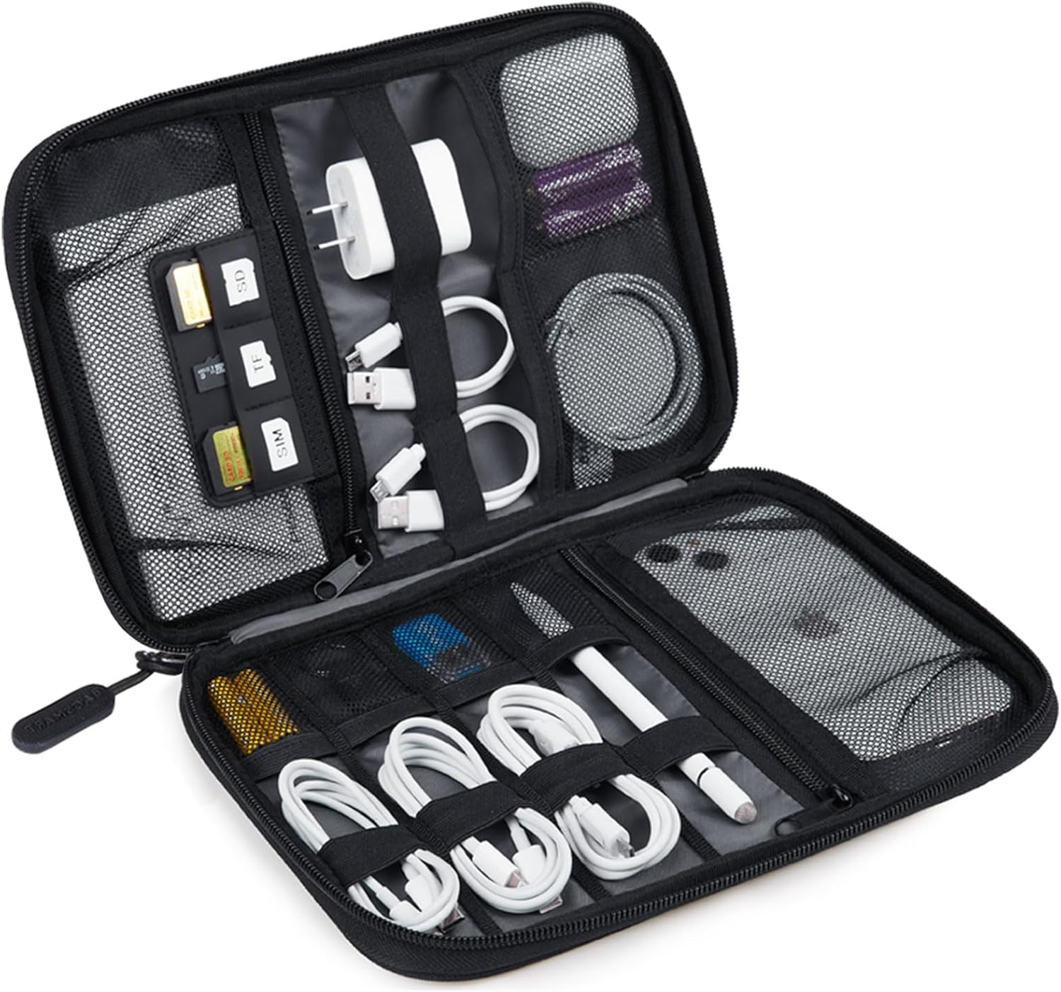 BAGSMART_Large_Electronics_Travel_Organizer_Case,_Tech_Accessories_Cord_Storage_Bag_for_Phone,_Power_Bank,_SD_Card,_Cables,_Black