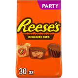 REESE'S Miniatures Milk Chocolate Peanut Butter Cups, Candy Party Pack