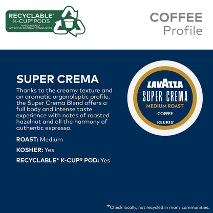 Lavazza Favorites Collection, Single Serve Keurig® K-Cup® Pods, Light and Medium Roast Coffees