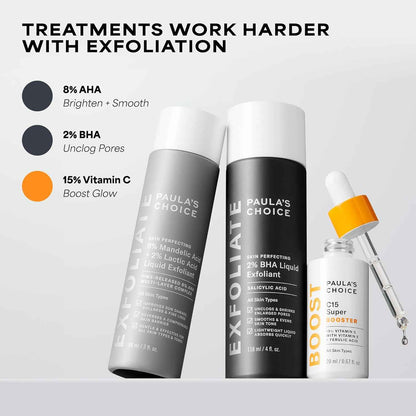 Paula's Choice BOOST C15 Super Booster, 15% Vitamin C Serum for Face, Face Serum with Vitamin E & Ferulic Acid for Discoloration & Glow, Fragrance-Free