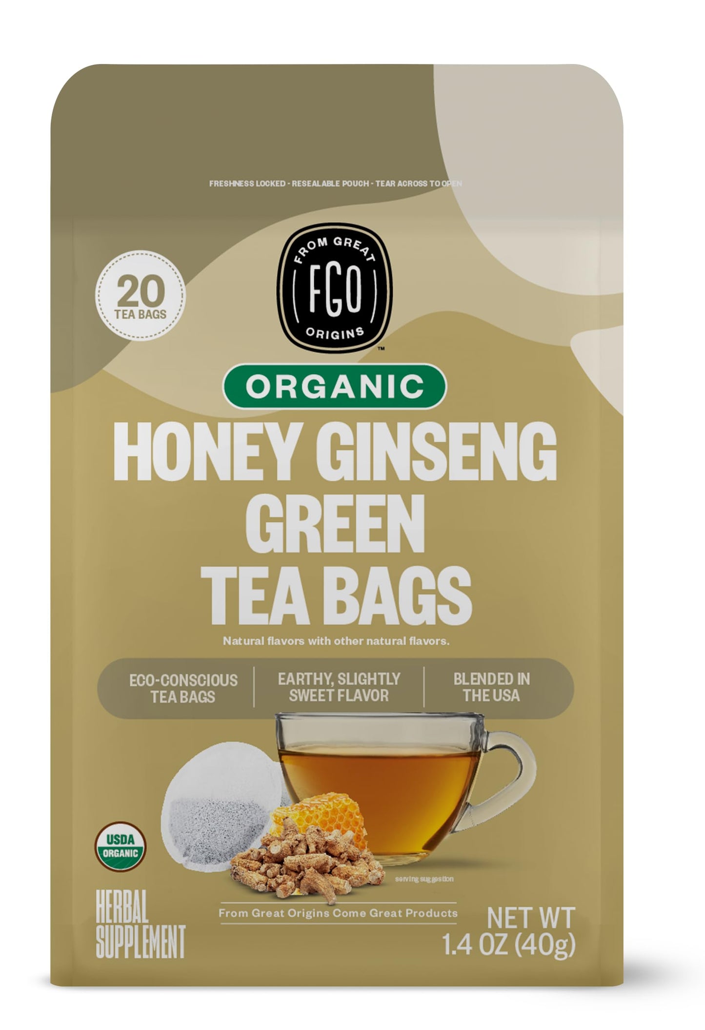Honey Ginseng - 20 Count (Pack of 1)