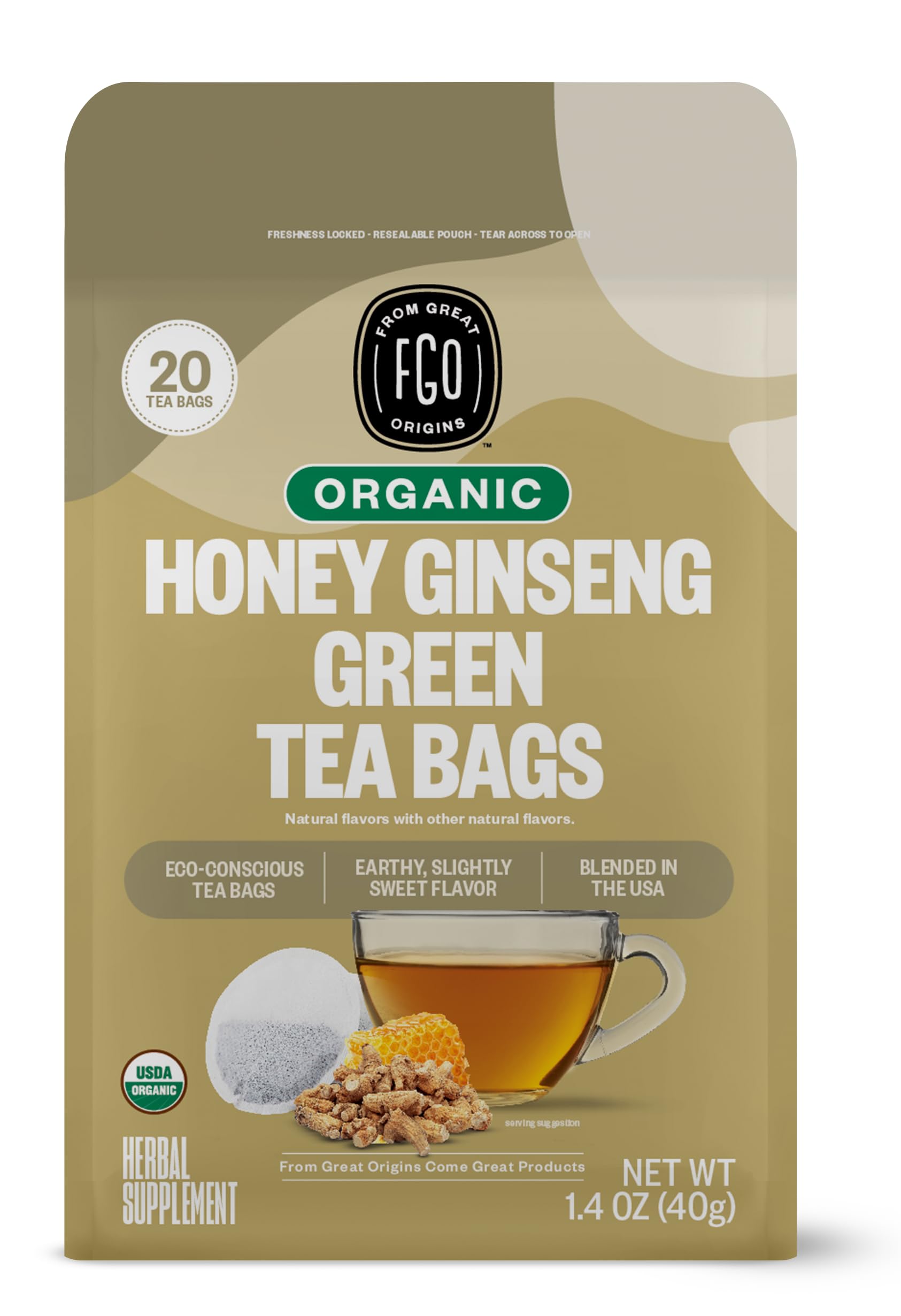 Honey Ginseng - 20 Count (Pack of 1)
