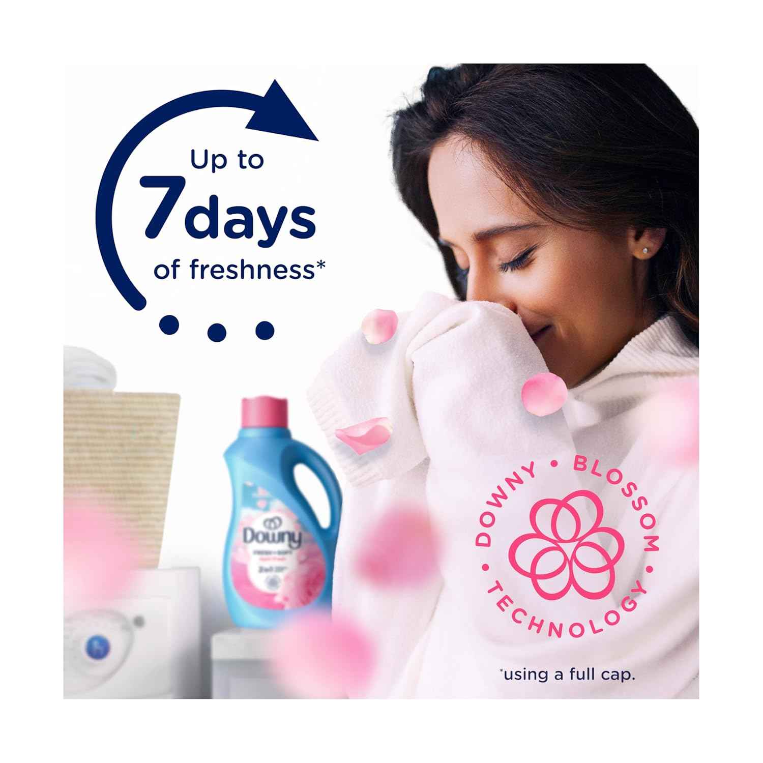 Downy Soft, 2 in 1 Soft and Fresh Liquid Fabric Softener, April Fresh, Fabric Conditioner Liquid provides softness and freshness for fabrics