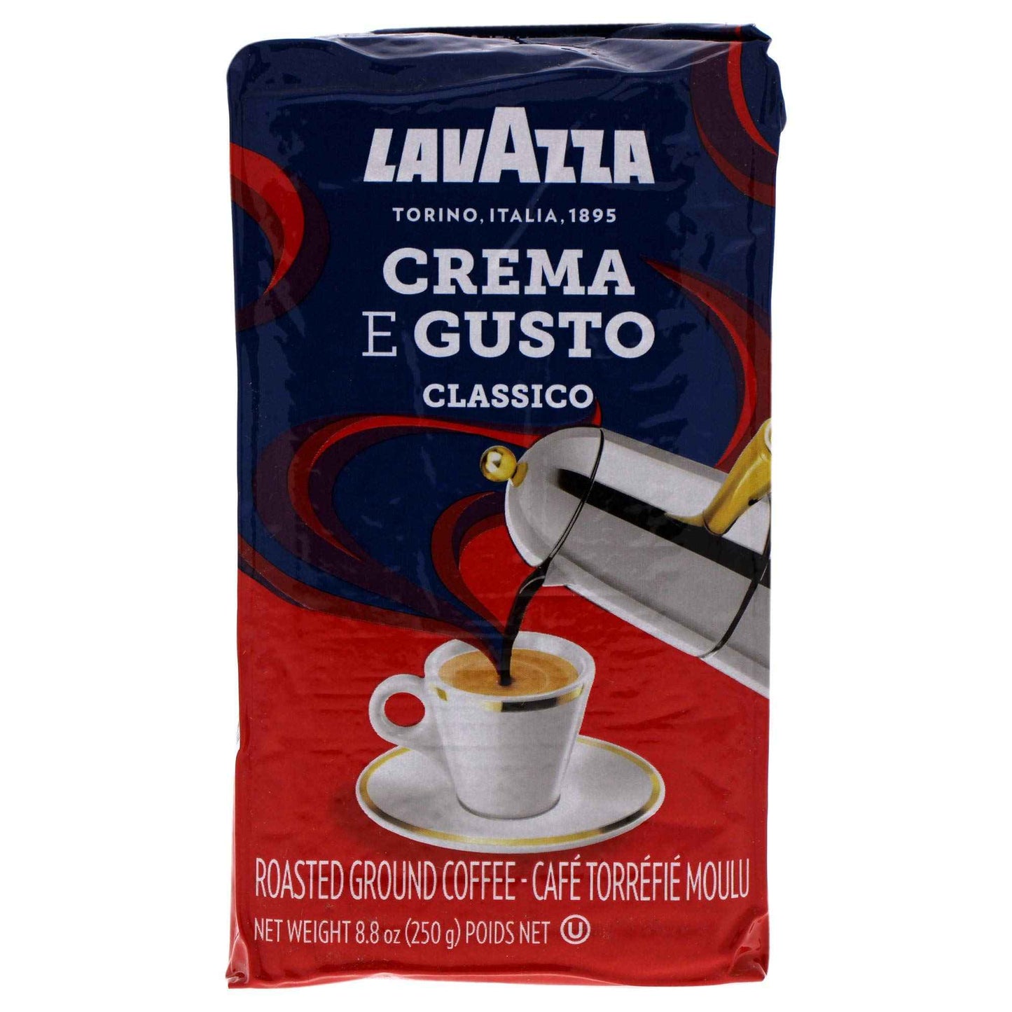 Lavazza Ground Coffee, Medium Roast, Arabica and Robusta Blend