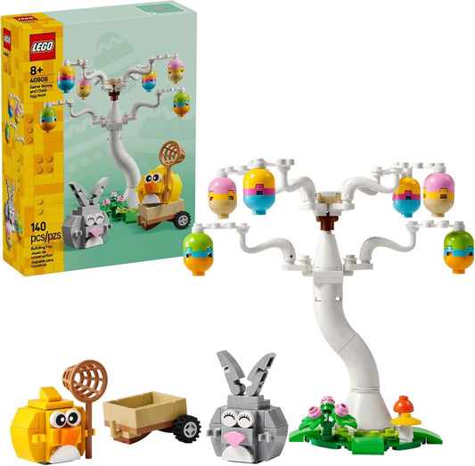 LEGO Easter Bunny and Chick Egg Hunt Building Toy for Girls & Boys - Springtime Playset for Kids, Ages 8+ - Basket Stuffer or Gift Idea for Easter - 40808