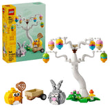 LEGO Easter Bunny and Chick Egg Hunt Building Toy for Girls & Boys - Springtime Playset for Kids, Ages 8+ - Basket Stuffer or Gift Idea for Easter - 40808