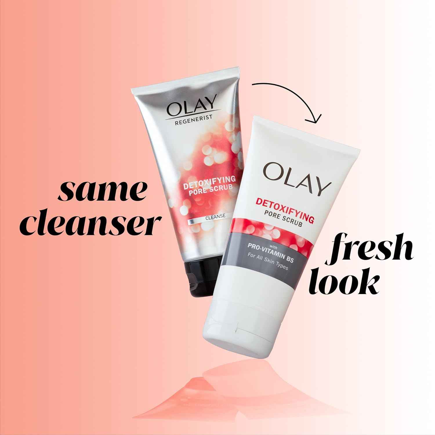 Facial Cleanser by Olay Regenerist, Detoxifying Pore Scrub & Exfoliator