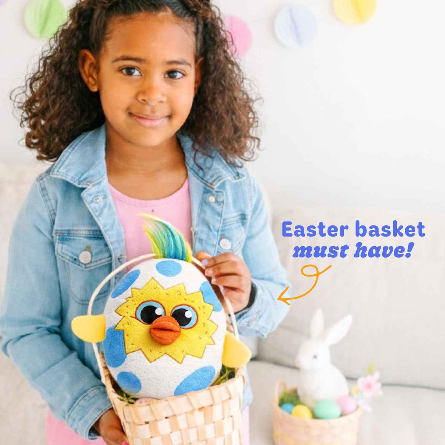 Move2Play, Easter Egg Toss Kids Game | Easter Basket Stuffer & Gift for Kids Ages 3-8+ | Hilarious Indoor/Outdoor Game | Fun Easter Toy for Toddlers, Boys & Girls