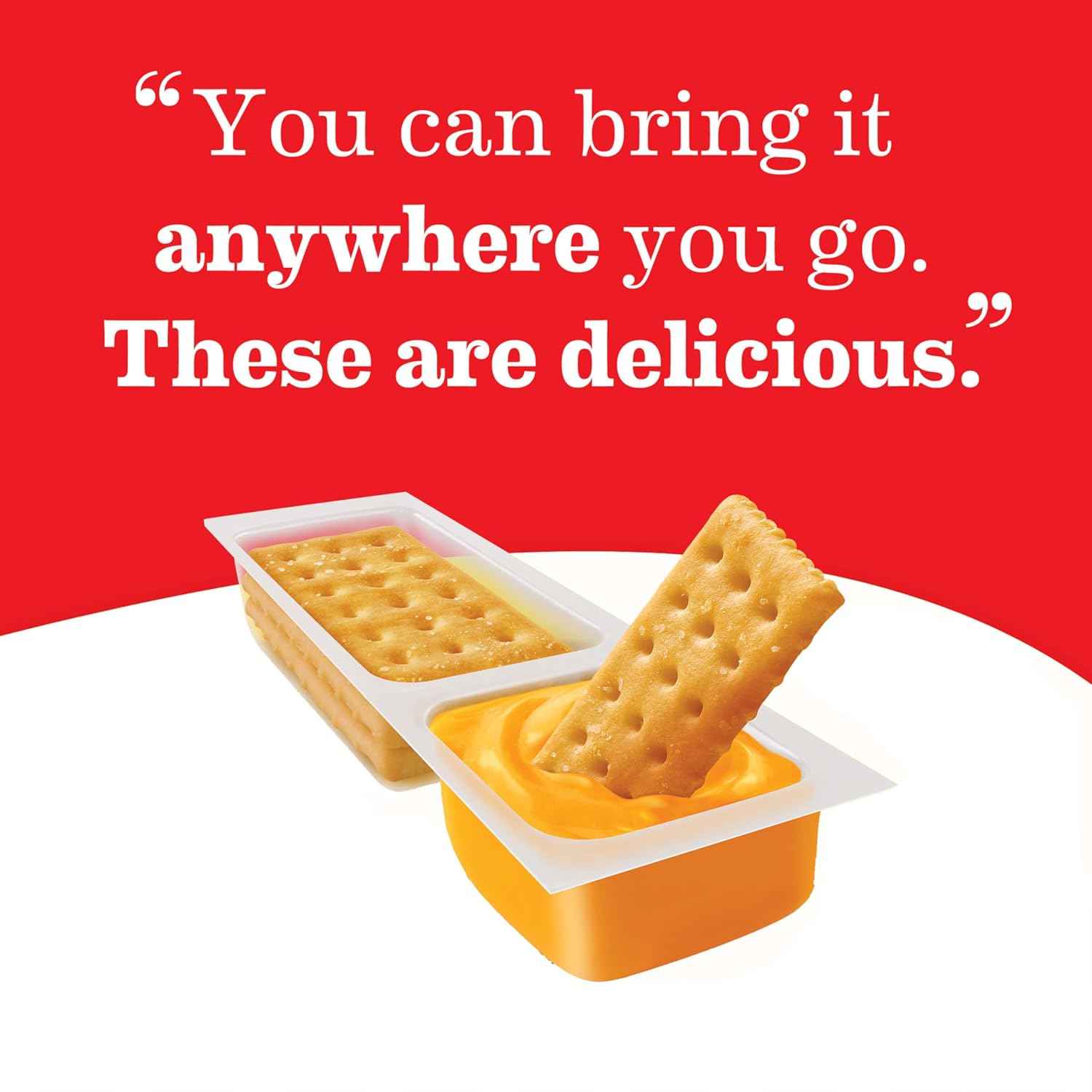 Handi-Snacks RITZ Crackers 'N Cheesy Dip Snack Packs, 20 Snack Packs