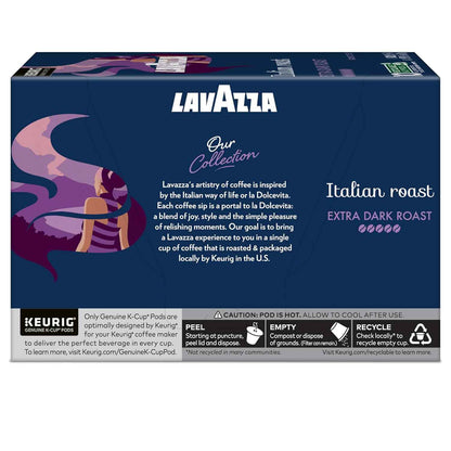 Lavazza Italian Roast, Keurig Single Serve K-Cup Pods