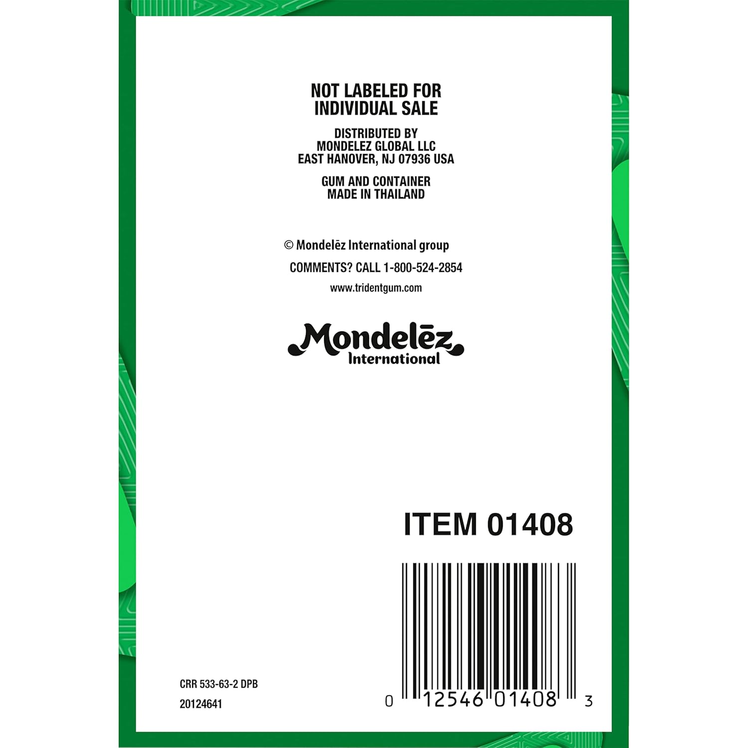 Trident_Spearmint_Sugar-Free_Chewing_Gum,_6_Pocket_Packs_of_28_Pieces_(168_Total_Pieces)