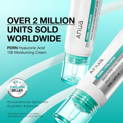 Anua_PDRN_Hyaluronic_Acid_100_Moisturizing_Cream,_Lightweight,_Non-Greasy_Hydrating_Face_Moisturizer_with_Salmon_DNA_for_Glass_Skin,_Korean_Skincare_(2.02_fl_oz)