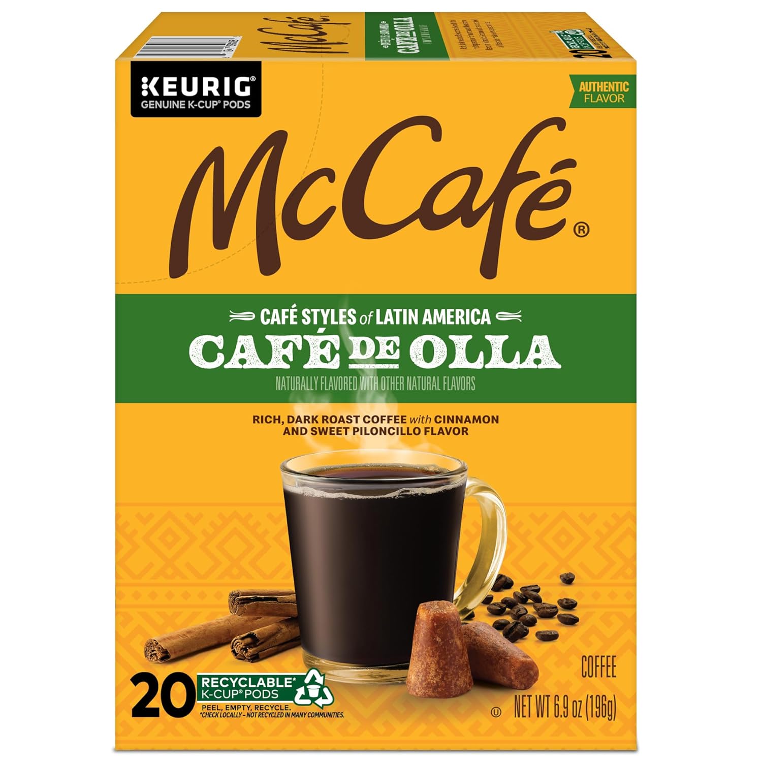 McCafe_Cafe_Styles_of_Latin_America_Cafe_de_Olla,_Keurig_Single_Serve_K-Cup_Coffee_Pods,_20_Count