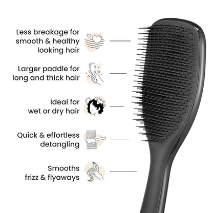 Tangle Teezer Large Ultimate Detangler Hairbrush for Wet & Dry Hair, Eliminates Knots & Reduces Breakage for Long, Thick, & Curly Hair Types