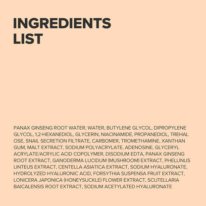 Beauty of Joseon Revive Snail Mucin Ginseng Serum Hydrating Peptide Facial Moisturizer Dark Spot Acne Scar Remover for Sensitive Face. Korean Skin Care for Men and Women