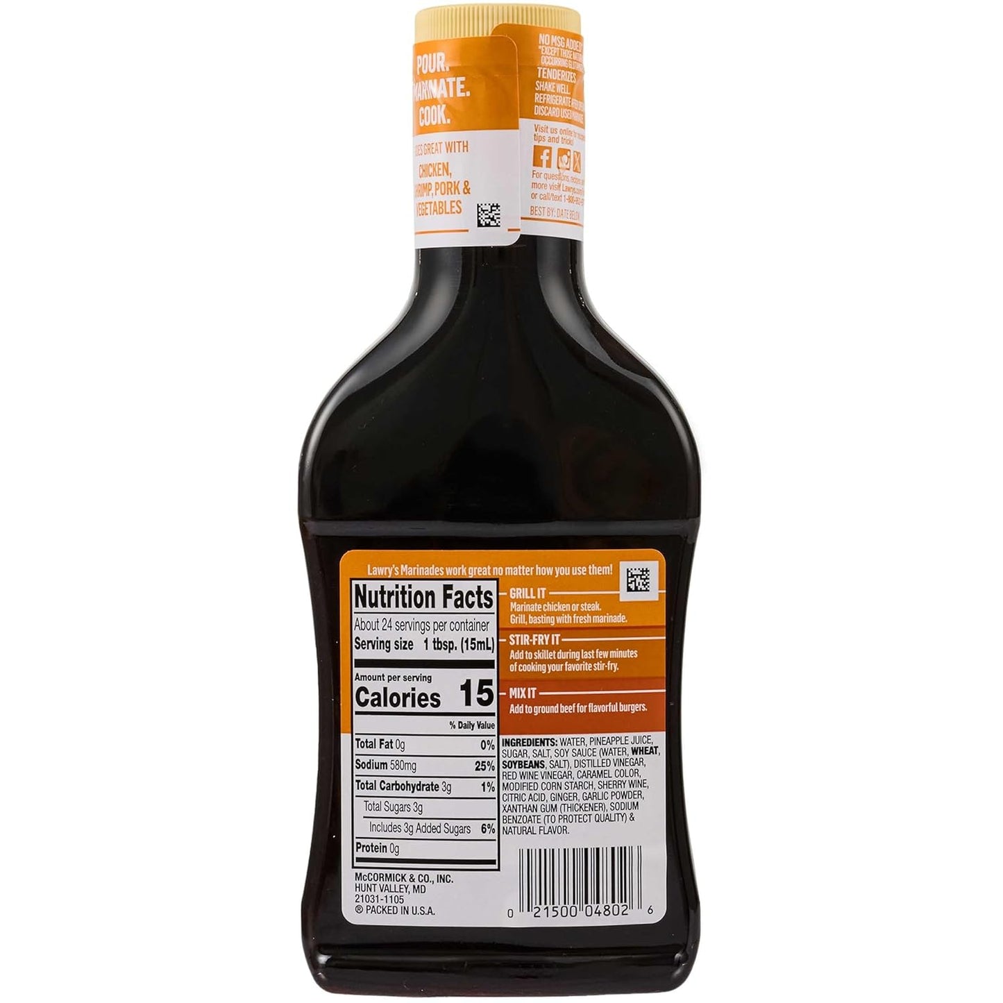 Lawry's_Teriyaki_With_Pineapple_Juice_Marinade,_12_fl_oz
