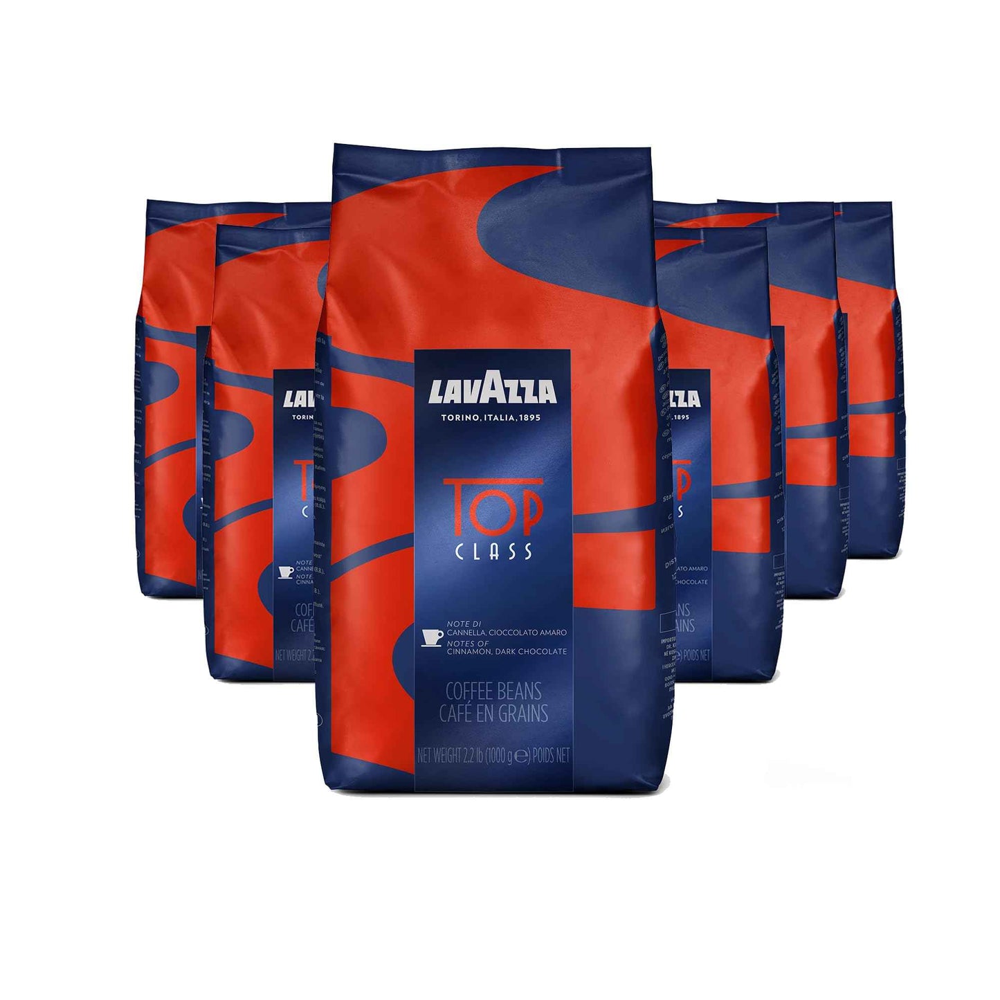 Lavazza Whole Bean Coffee Blend, Medium Espresso Roast Bag, Authentic Italian, Blended and roasted in Italy, Full bodied with smooth and balanced flavor