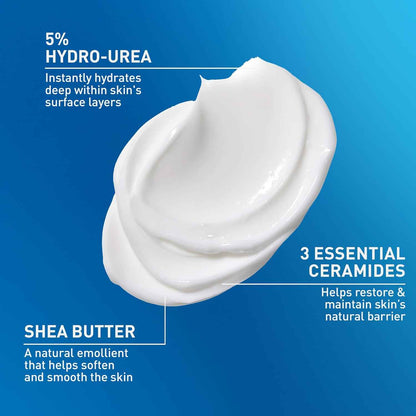CeraVe Intensive Moisturizing Lotion, 3 Essential Ceramides + Hydro-Urea + Shea Butter, Body Lotion for Very Dry Skin, Relieves Rough, Tight, Red & Itchy Skin, Non-Greasy Hydrating Cream, 19oz
