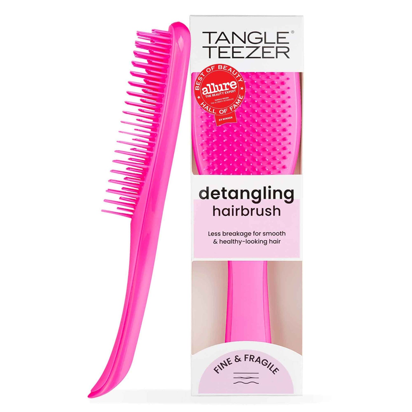 Tangle Teezer Fine Ultimate Detangler Brush, Dry & Wet Hair Brush to Detangle & Reduce Breakage for Fine Hair Types