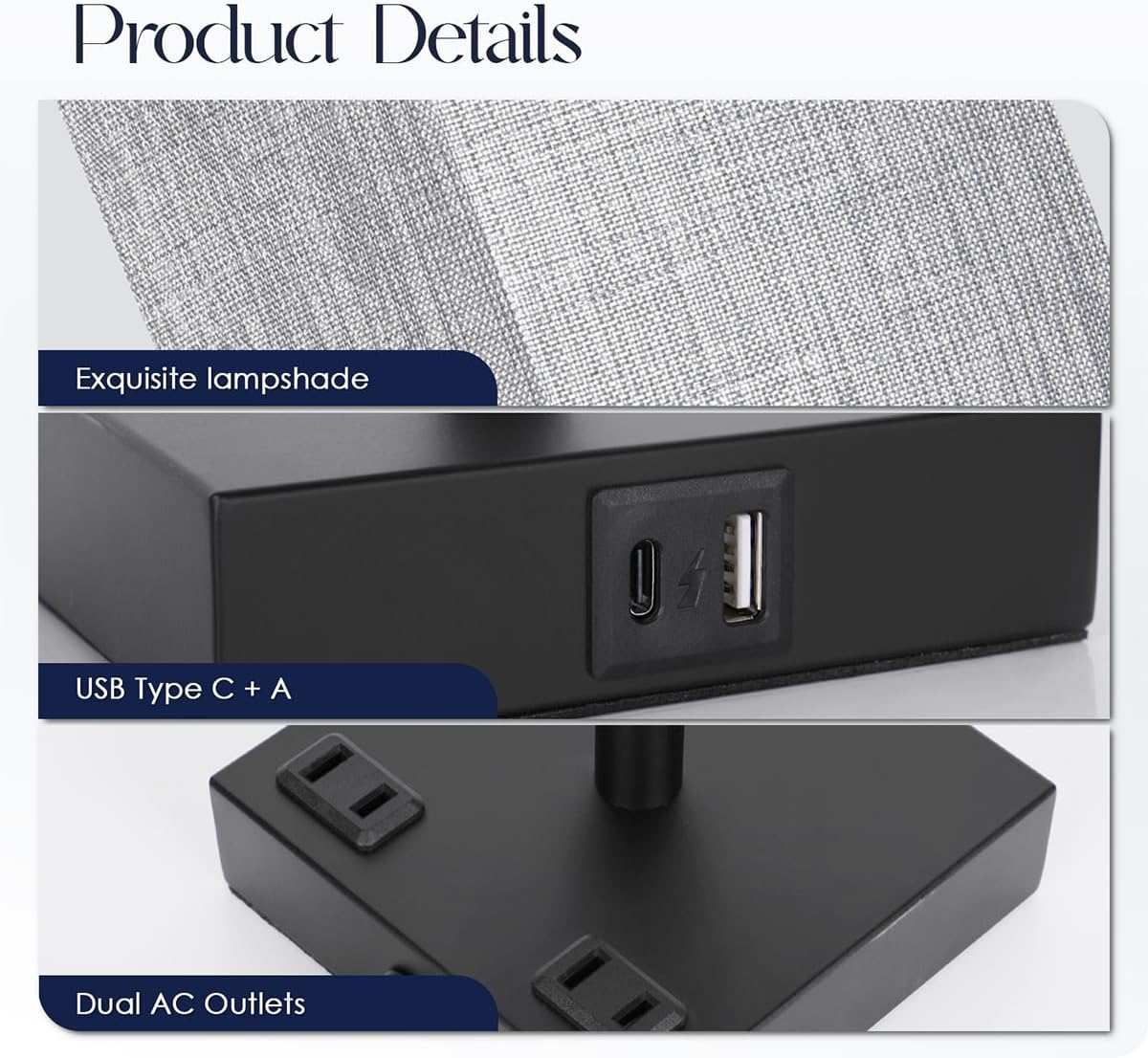 Soilsiu_Bedside_Table_Lamp_for_Bedroom_-_Touch_Small_Lamp_with_USB_C+A_Charging_Ports_&_AC_Outlets,_3_Way_Dimmable_Nightstand_Light_for_Living_Room_(LED_Bulb_Included,_Grey)