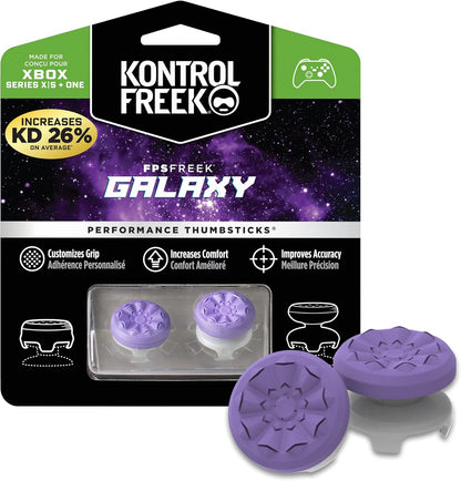 KontrolFreek_FPS_Freek_Galaxy_Purple_for_Xbox_One_and_Xbox_Series_X_Controller_|_2_Performance_Thumbsticks_|_1_High-Rise,_1_Mid-Rise_|_Purple